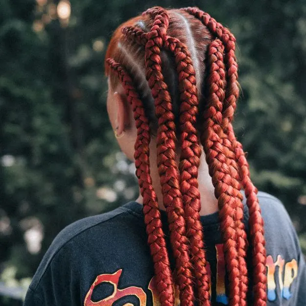Box braids longues